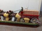 Budweiser Clydesdale horse wagon Danbury Mint 2001 Mint  box advertising display