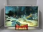 Vintage 1950s Budweiser Lighted Beer Sign Hunter Buck Deer Hard To Find!