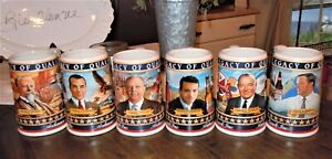 6pc Budweiser A LEGACY OF QUALITY By Anheuser-Busch Family Series Beer Stein/Mug