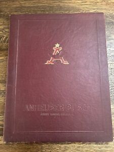 1932 Anheuser Busch Sales Manual Prohibition Yeast Malt Ice Cream Budweiser RARE