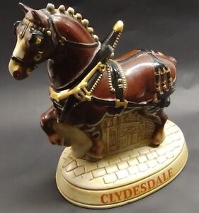 Very Nice Ceramarte ANHEUSER BUSCH BUDWEISER Clydesdale Horse Decanter [EMPTY]