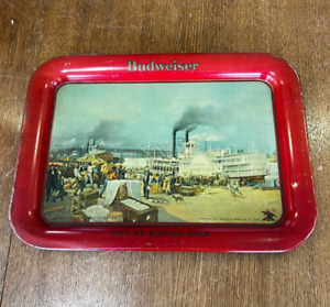 Vintage Budweiser King of Bottle Beer Tray _ Copyright 1914