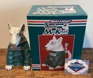 New ListingSpuds Mackenzie Bud Light Lidded Stein 2000 W/Box COA Limited Germany #445