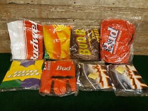 Lot Of 8 New Old Stock BUD Budweiser Inflatable Beer Advertisements Man Cave