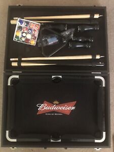 Budweiser Executive Desktop Pool Table In A Case Great Collectors Item!