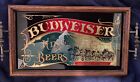 Reverse Glass BUDWEISER King Of Beers Sign Tray GREAT!