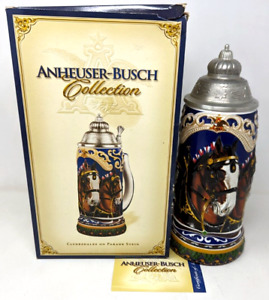 2003 Anheuser Busch Clydesdales On Parade Horse Budweiser Beer CS610 Stein AB23