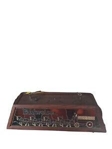 Rare Vintage Budweiser Clydesdale Pool Table Light - Working 39