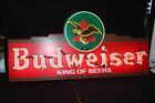 Budweiser King Of Beers Vintage Neon Sign Huge Almost 5 Feet  Long Nostalgic