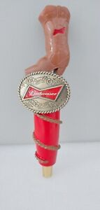 Budweiser Cowboy Boot Belt Buckle Rodeo Rare Beauty 11