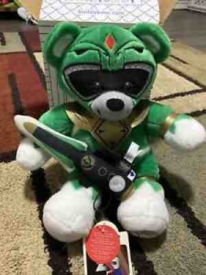 Build A Bear Green Ranger 25th Anniversary With Sound And Sword, Unplayed