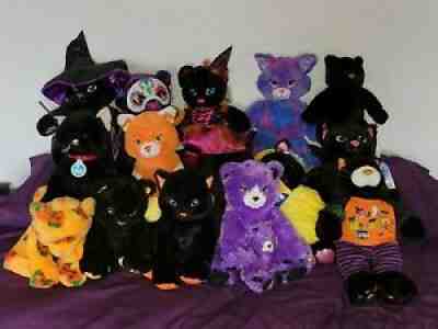 Build A Bear Halloween Cat Lot
