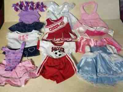 Lot 9 Build A Bear Outfits Clothes Princess Cheerleader Summer Wear All New