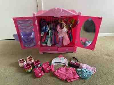 Build a Bear Closet Bearmoire HUGE lot of Clothes Accessories Disney Dress Shoes