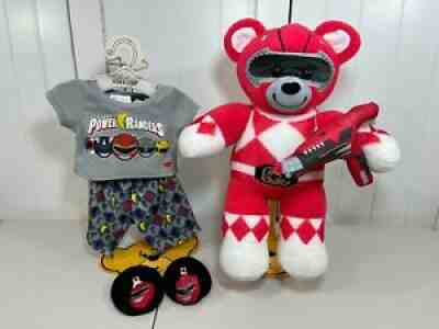 ð??? Build a Bear Mighty Morphin Red Power Ranger w/ Pajamas and Blaster ð???
