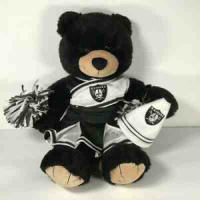 Build-A-Bear NFL Raiders Cheerleader Outfit With Black Plush Bear Included BAB
