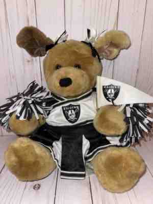 Build-A-Bear NFL Raiders Cheerleader Outfit With Black Plush Bear Included BAB