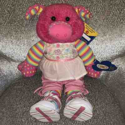 Build A Bear Workshop Giggly Piggly Rare EUC HTF