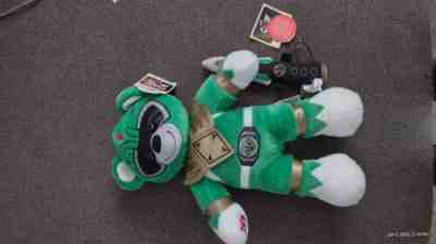 Build A Bear Power Rangers Green Ranger 25th Anniversary COMPLETE Plush DAGGER