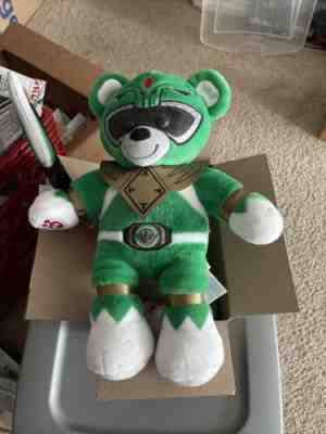 Build A Bear Power Rangers Green Ranger 25th Anniversary COMPLETE Plush DAGGER