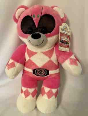 Build A Bear Retired Pink Power Ranger NEW with Tags Plays Theme Song