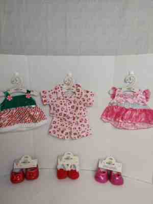 Build A Bear - lot of 3 Hello Kitty outfits and 3 pair of shoes