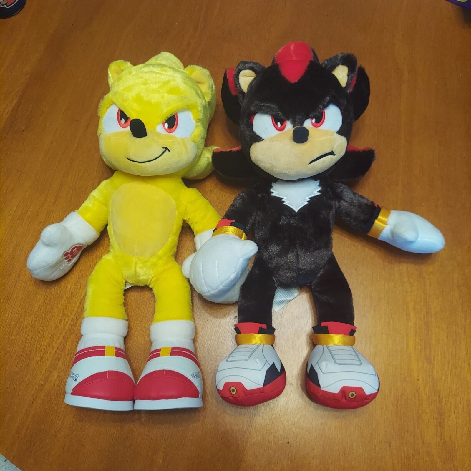 Super Sonic & Shadow Build-A-Bear Plush (Pair)