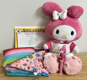 My Melody Build A Bear 2010 RETIRED 18" Hello Kitty Sanrio With Outfit, Slippers