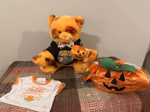 2008 build a bear pumpkin kitty