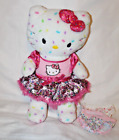 Build A Bear Hello Kitty 40th Anniversary Plush Confetti Sprinkles Dress Panties