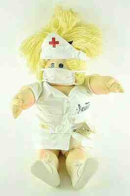 Little People Pals NURSE DOLL Betty Rose Cabbage Patch Xavier Roberts 1982 COA