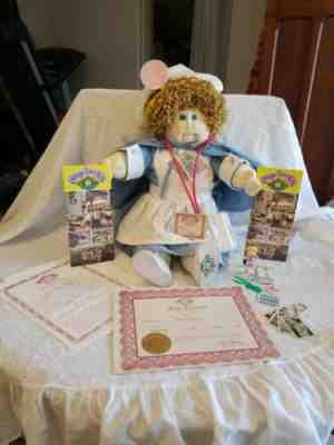 RARE VTG CAMP CABBAGE 1991 Convention NURSE PAYNE Soft Cloth Cabbage Patch Doll