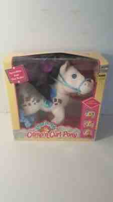 1992 Hasbro Cabbage Patch Kid Crimpâ??n Curl Pony Blue Excellent Condition NRFB