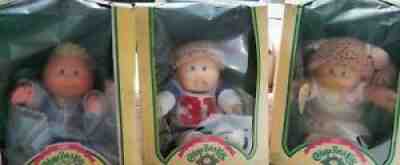 Coleco 1985 Cabbage Patch Kids Dolls-New in original box, lot of 3