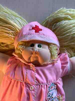 1978 The Little People Soft Sculpture Cabbage Patch Blonde Doll Xavier Roberts