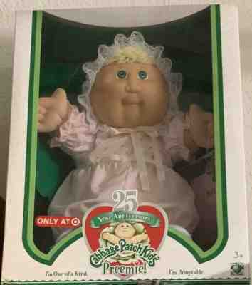 2008 CPK Cabbage Patch Kids Brown Eyes Preemie Baby Boy Bunny Outfit w Box ð?°