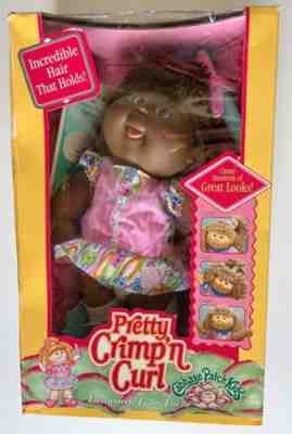 Vintage Cabbage Patch Kids Pretty Crimp'n Curl Tara Jackelyn Doll 1991