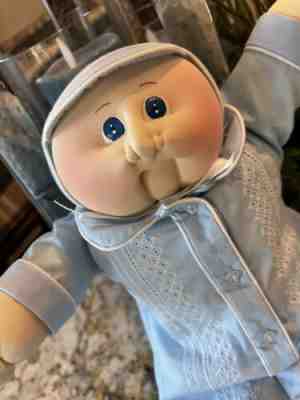 CABBAGE PATCH ORIGINAL SOFT SCULPTURE BOY-Double Signature-15 inches 1985 MINTY 