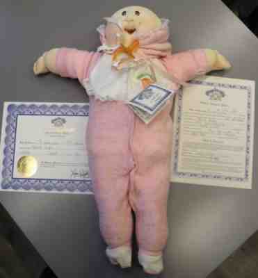 1985 Premie Cabbage Patch Kid w/Pacifier, Tags, Paperwork, Appalachian Artworks