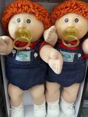 cabbage patch tsukuda, red hair brown eyes, paci, twin sold separately