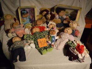 cabbage patch kids dolls lot vintage
