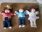 Vintage Cabbage Patch Kids Doll Lot Of 3 Coleco 1978 1982 With Clothes In VGC