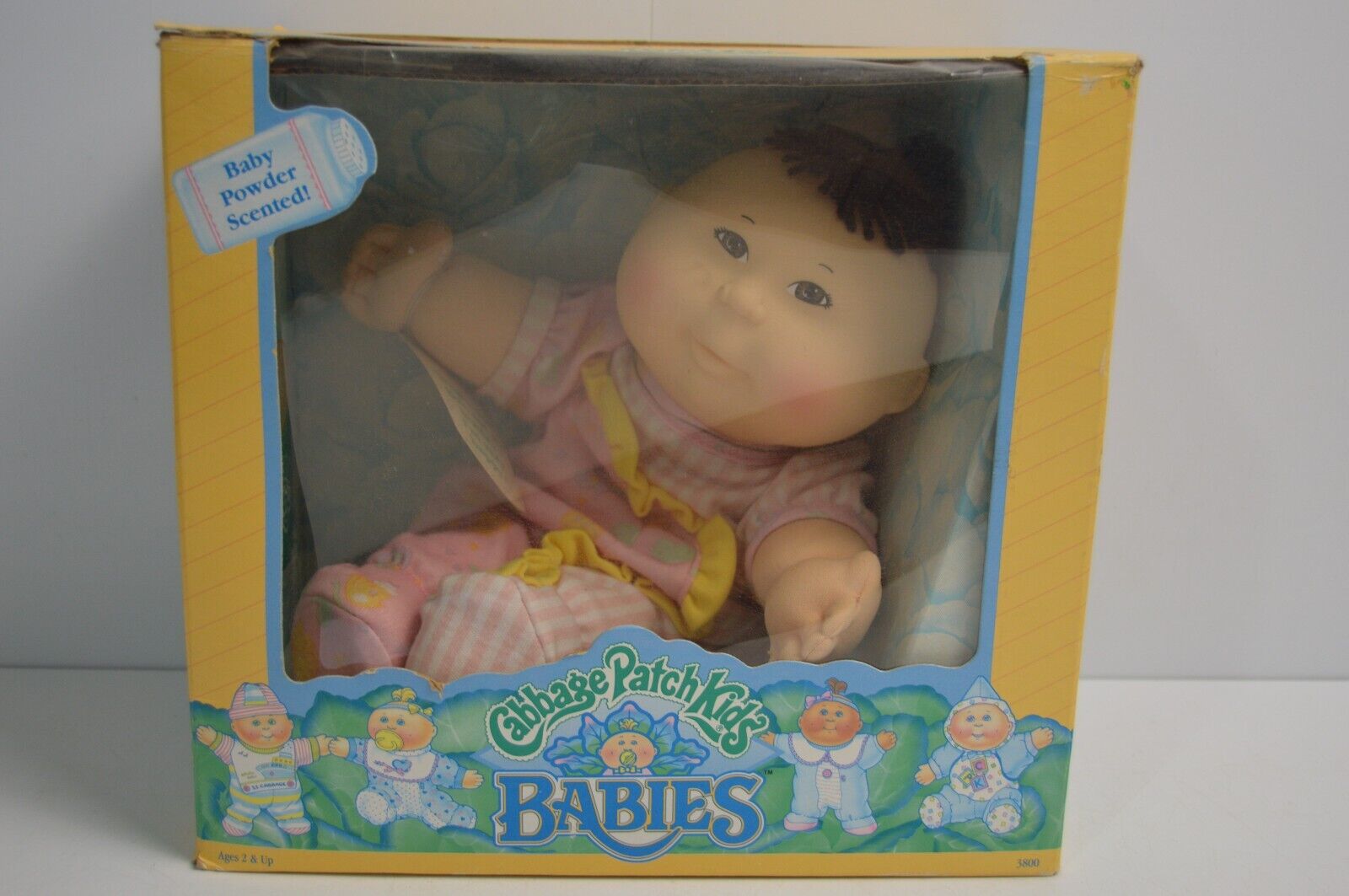 Vintage Cabbage Patch Babies Hasbro Asian Baby 1991 NIB Violet Joan