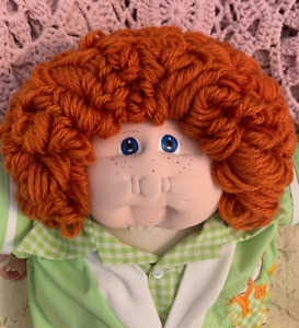 Vintage Redhead Cabbage Patch Little People Xavier Roberts Soft Sculpture Doll