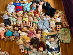 29 Vintage CPK Cabbage Patch 84 1985 Talking Crimp Curl Corn Silk Kids Koosas