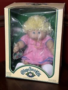 Cabbage Patch Kids Doll Jesmar Made in Spain 1984 Lemon Loops, Pacifier Mint