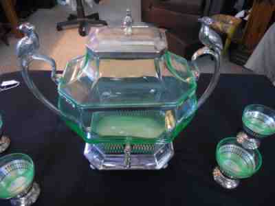 Cambridge Vintage Museum Quality Emerald Green Samovar Dispenser