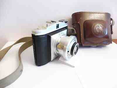  VINTAGE GERMAN  BALDIXETTE CAMERA WITH POP-OUT BALDA-BUNDE F=7.2 LENS +CASE