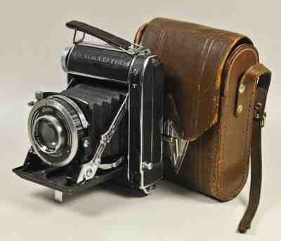 BALDA BALDAXETTE I  ROLL FILM FOLDING CAMERA 645 format 7.5cm 2.8 GORLITZ lens