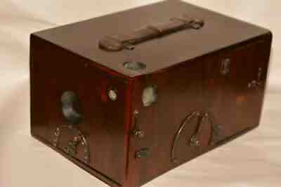 ANTHONY PDQ 1890'S 4X5 DETECTIVE CAMERA W/GROUND GLASS & HOLDERS